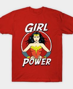 Girl Power Wonder Woman T Shirt