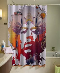 Jimi Hendrix Shower Curtain