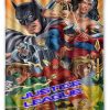 Justice League Superhero Shower Curtain