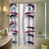 Miley Cyrus Eyes Custom Shower Curtain