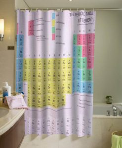 Periodic Table Special Custom Shower Curtain