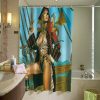 Pin Up Girls Pin Up Pirate Shower Curtain