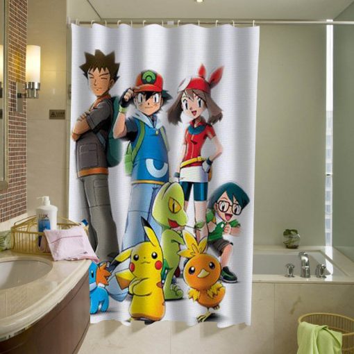 Pokemon Shower Curtain