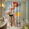 Sexy Pin-up Girl Gil Elvgren Shower Curtain