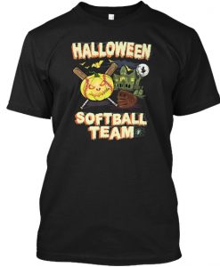 Softball Team Halloween T Shirt