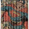Superman Superhero Comic Shower Curtain