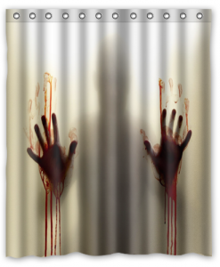 The Walking Dead Blood Shower Curtain