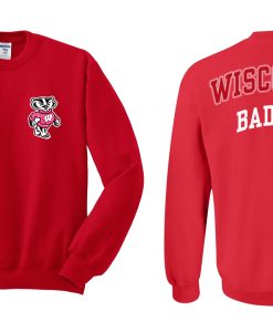 Wisconsin Badgers Logo Sweatshirt Twoside