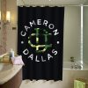 cameron dallas army logo shower curtain