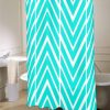 Bright Turquoise Shower Curtain