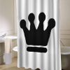 Kids Shower Curtain - Black and White Shower Curtain