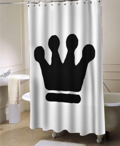 Kids Shower Curtain - Black and White Shower Curtain