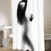 Woman Silhouette Shower Curtain