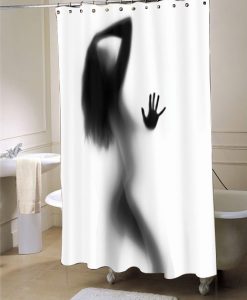 Woman Silhouette Shower Curtain