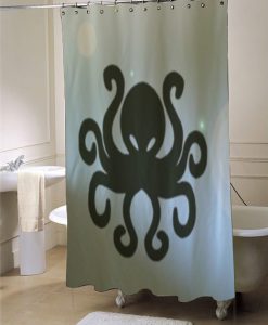 octopus shower curtain tentacle eight ocean cephalopod sea
