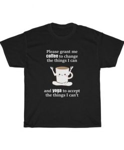 Cute Coffe Cup Doing Yoga Unisex T Shirt