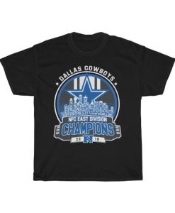 Dallas Cowboys Nfc East Champs 2018 Name Skyline T Shirt