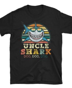 Retro Vintage Uncle Shark TShirt