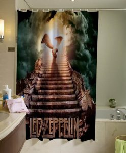 Led Zeppelin Rock Band Shower Curtain