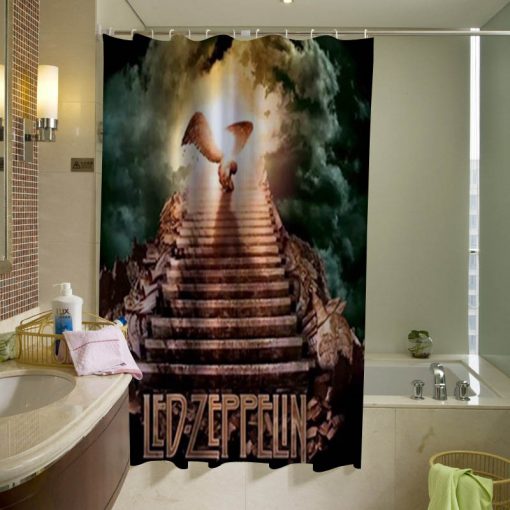 Led Zeppelin Rock Band Shower Curtain