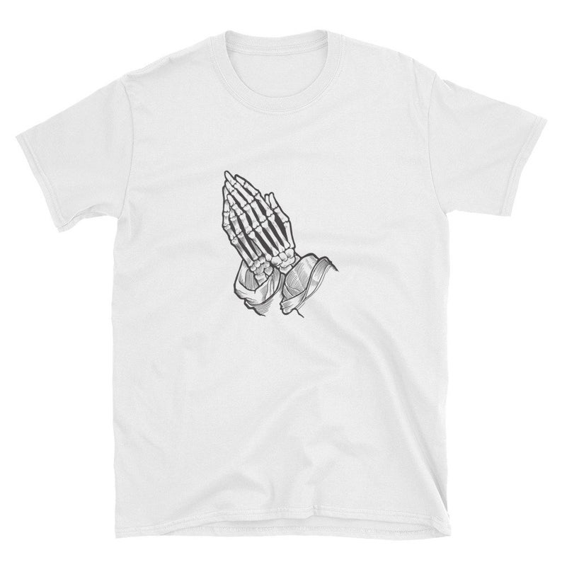 Skeleton Praying Hands T Shirt