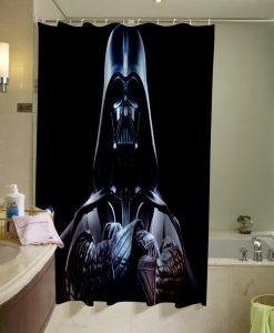 Skeptical Darth Vader is skeptical Shower Curtain