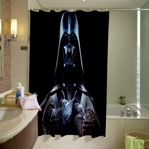 Skeptical Darth Vader is skeptical Shower Curtain
