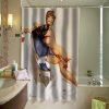 sexy retro vintage pin up girl Shower Curtain