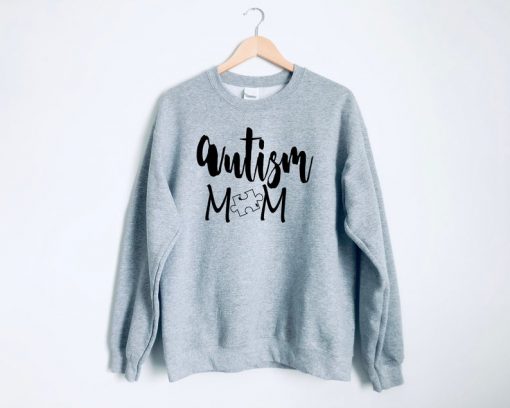 Autism mom autism crewneck sweatshirt