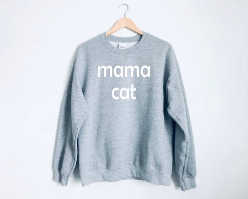 Mama Cat Crewneck Sweatshirt