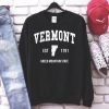 Vermont Crewneck Sweatshirt
