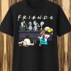 Friends Rick and Morty On Cartoon Network Drink Wine Halloween T-Shirt