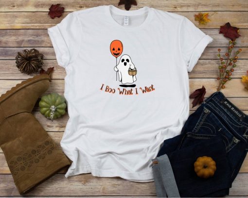 I Boo What I Want Halloween T Shirt