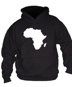 Africa Map outline Hoodie