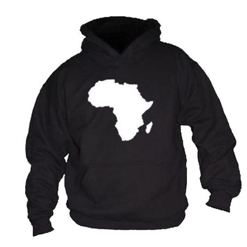 Africa Map outline Hoodie