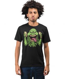 Ghostbusters 80's Movie Slimer Adults Unisex T-Shirt