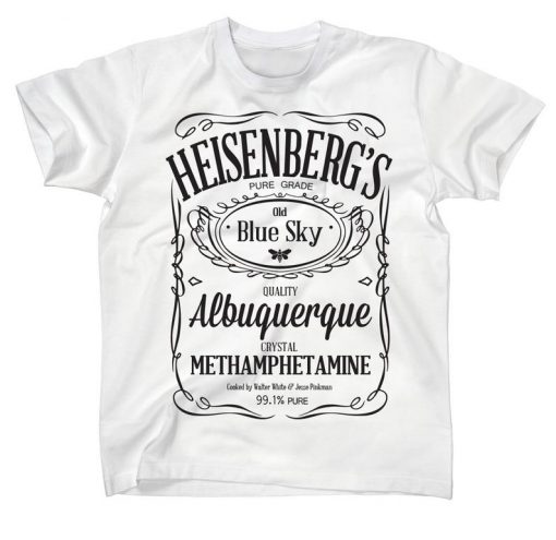 Heisenberg's Blue Sky Crystal Meth JD Style Breaking Bad T-Shirt