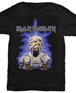 Iron Maiden Powerslave Mummy Eddie Steve Harris T Shirt