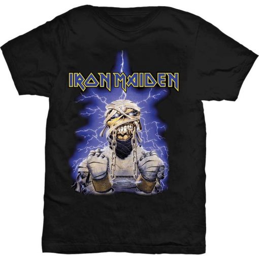Iron Maiden Powerslave Mummy Eddie Steve Harris T Shirt