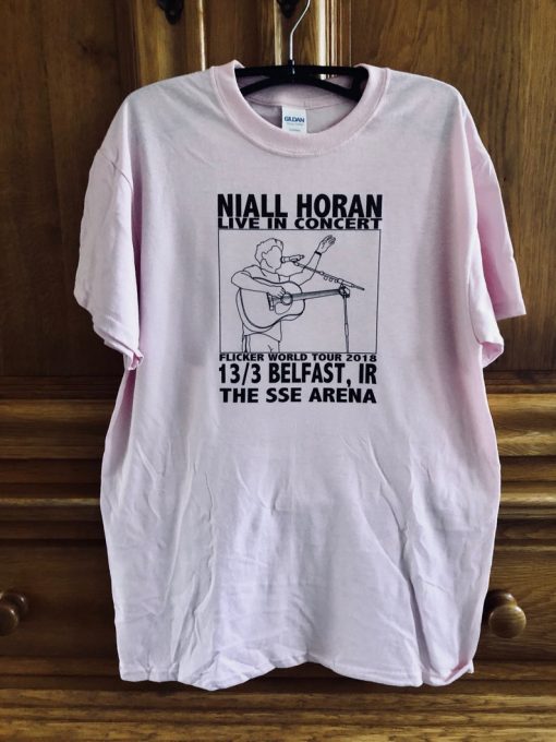 Niall Horan personalised tour date T-shirt