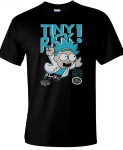 TINY RICK! Animated Cartoon Character Comedy T Shirt