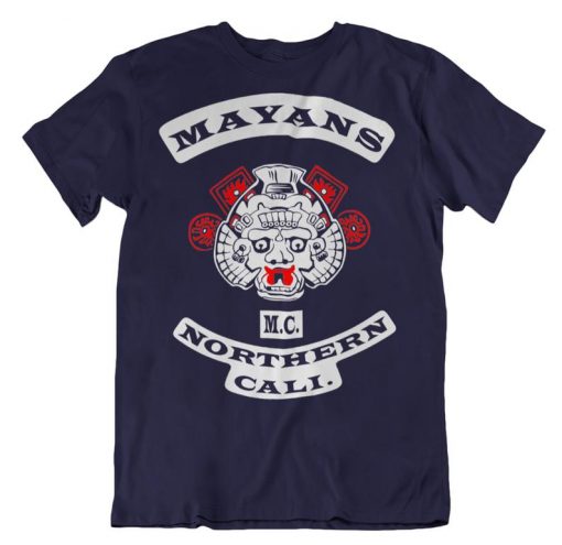 Mayans Northern Cali Inspired Motorcycle Unisex Adults T-Shirt
