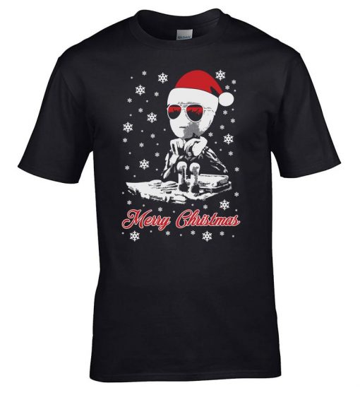 Merry Christmas Baby Groot DJ Unisex T-Shirt