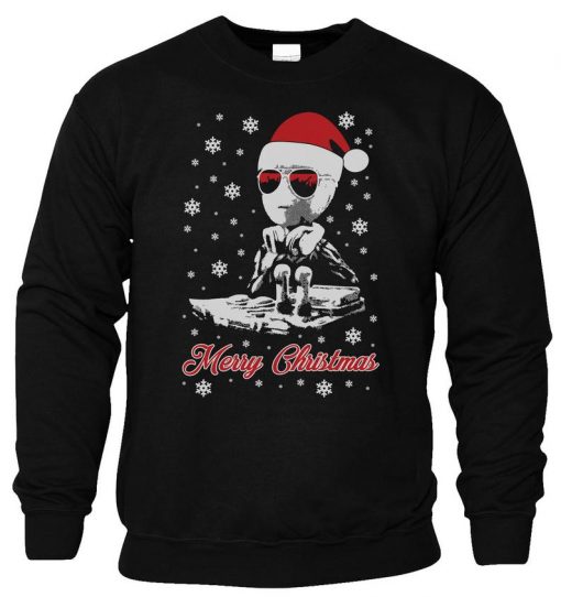 Merry Christmas Baby Groot DJ Unisex Xmas Jumper Sweatshirt
