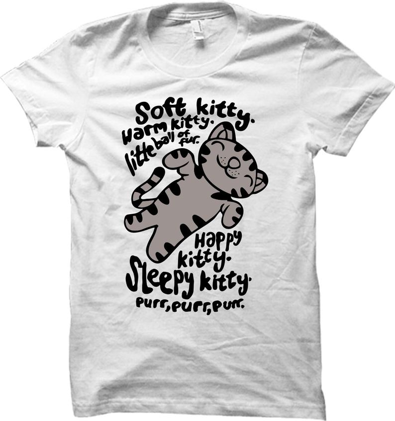 Soft Kitty Wrm Kitty Popular Tv Show T Shirt