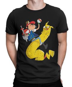 Adventure Time x Pokemon Combo T-Shirt