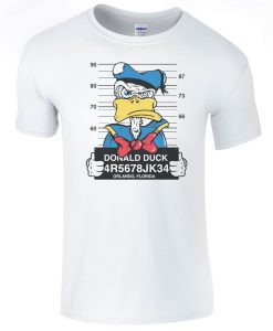 Disney Donald Duck Mug Shot T Shirt