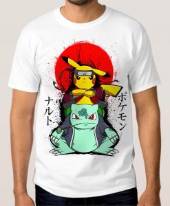 Pokemon Pikachu Bulbasaur T-Shirt