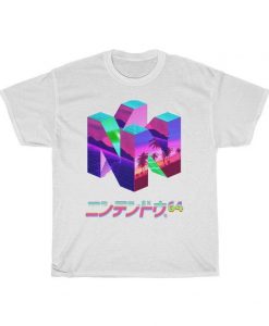 Nintendo 64 Vaporwave Retro T-Shirt