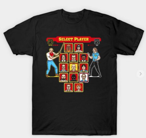 Pulp Fiction Street Fighter Inspired T Shirt